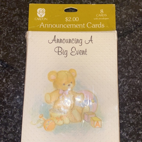 Vintage Baby Announcement Cards - Picture 5 of 6